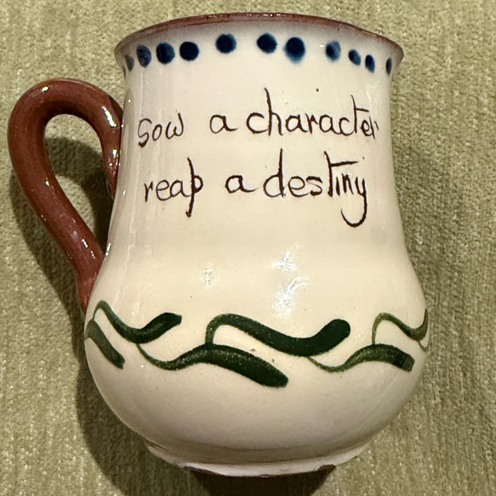 Vintage Watcombe? Pottery Motto Ware Souvenir Lynmouth Devon England Pitcher Jug - Picture 6 of 13